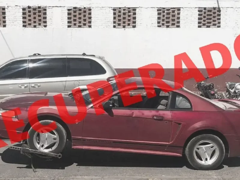 Recuperan vehículo robado en Cholula.