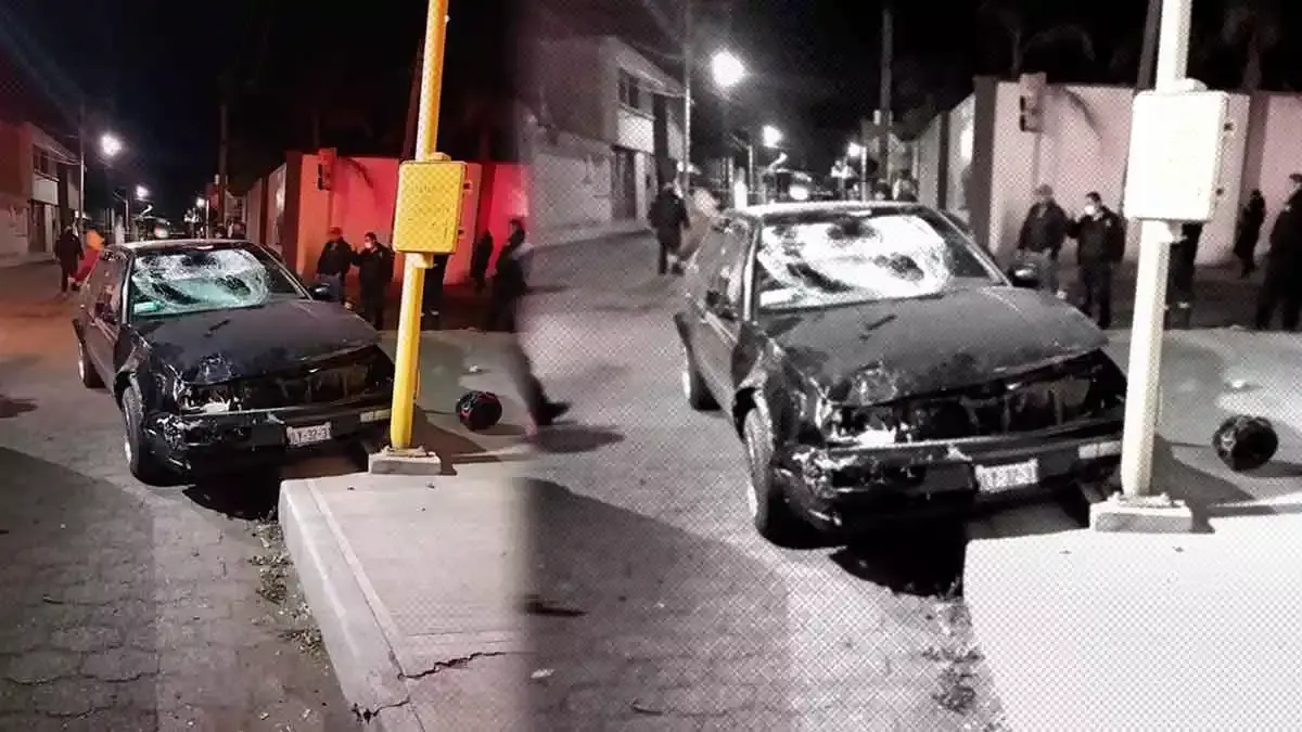 Motociclista muere en Tehuacán.