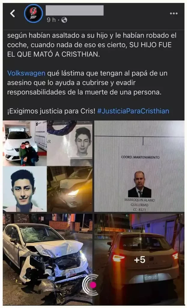 Presunto asesino de motociclista.