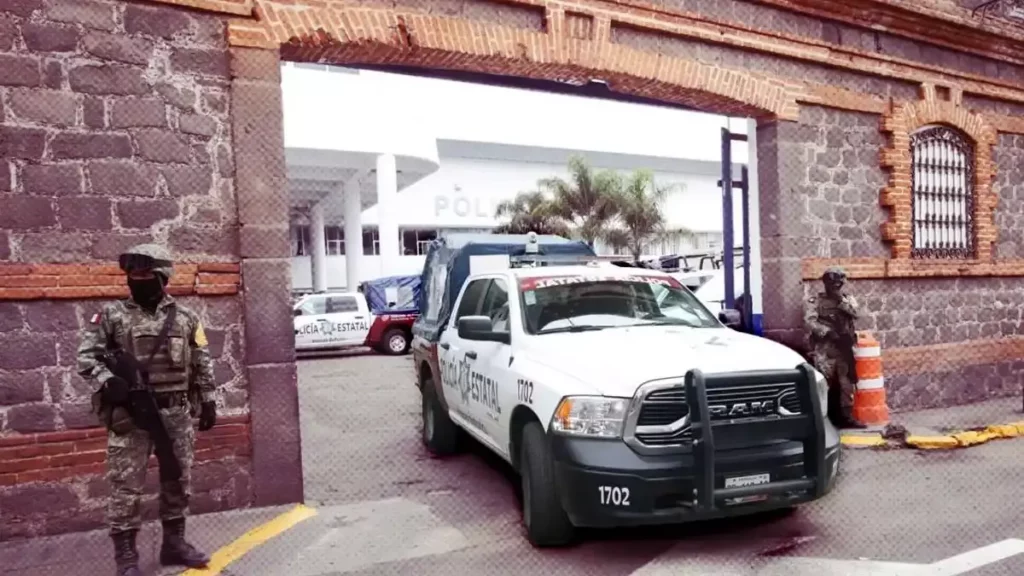 Policías estatales de Puebla.