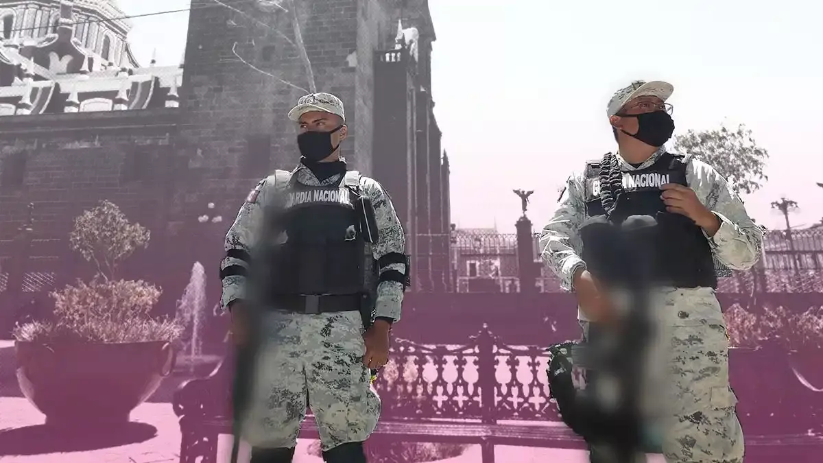 Guardia Nacional en Puebla.