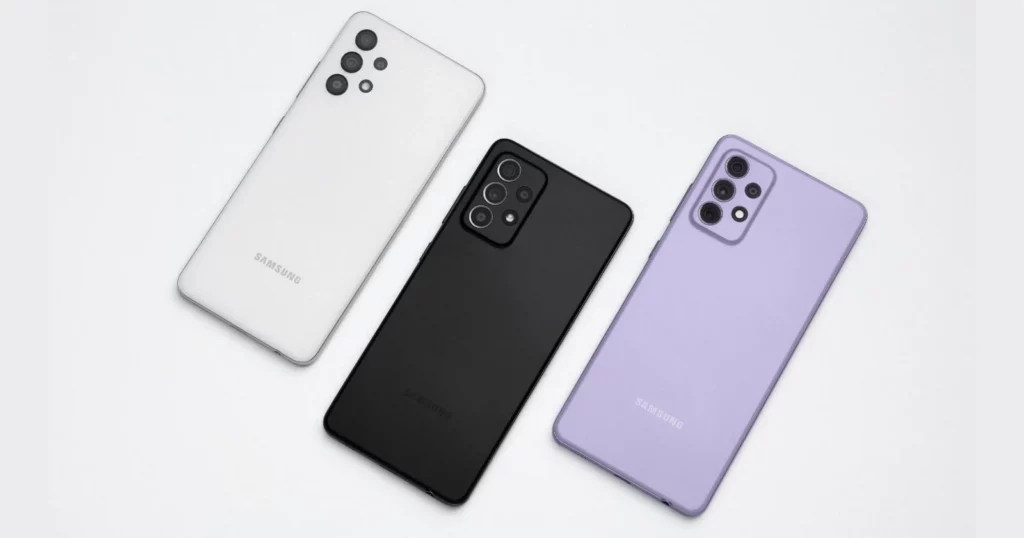 El Smartphone Galaxy A52 tiene una pantalla Amoled Infinity-O