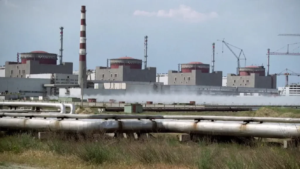 Central nuclear de Zaporiyia, Ucrania.