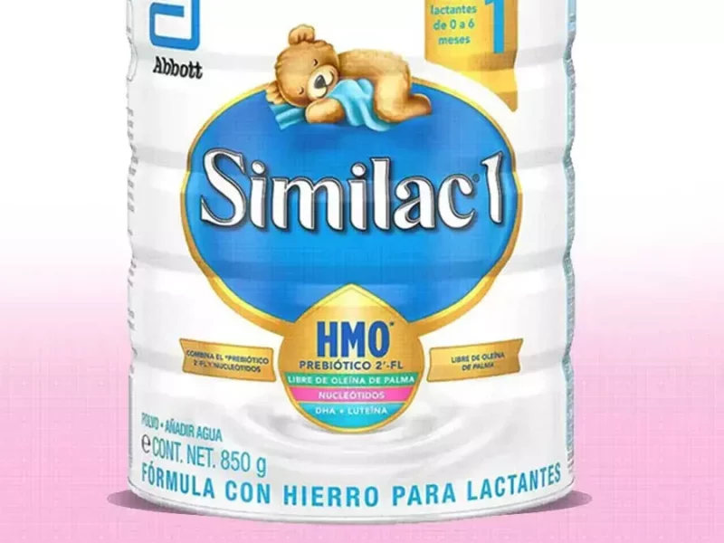Fórmulas lácteas para niños.
