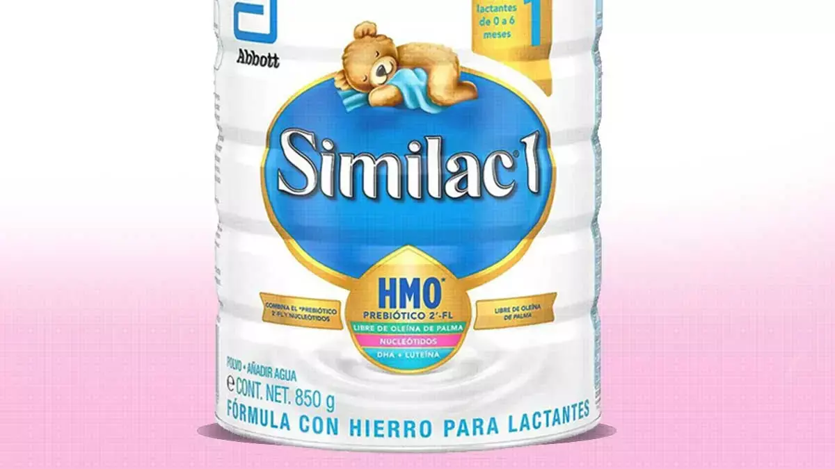 Fórmulas lácteas para niños.