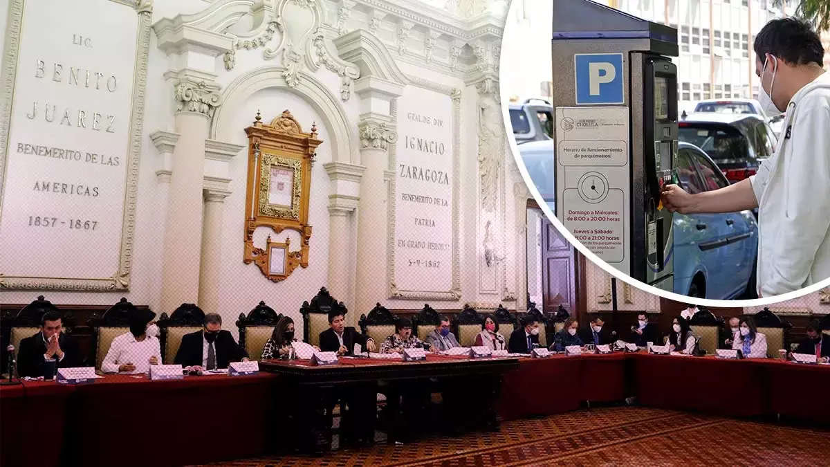 Cabildo de Puebla aprueba instalación de parquímetro.