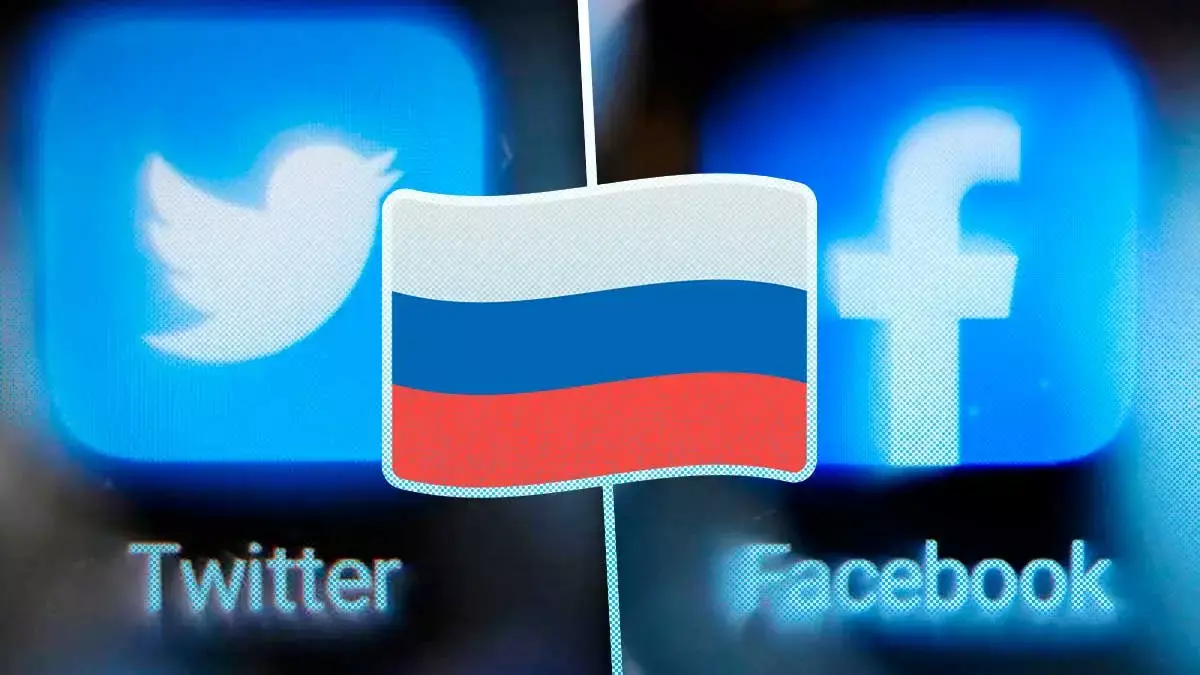 Rusia bloque a las redes sociales Facebook y Twitter.