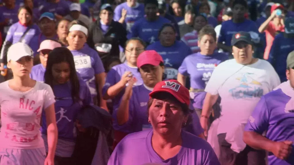 Cierre de calles en el centro Puebla este domingo.