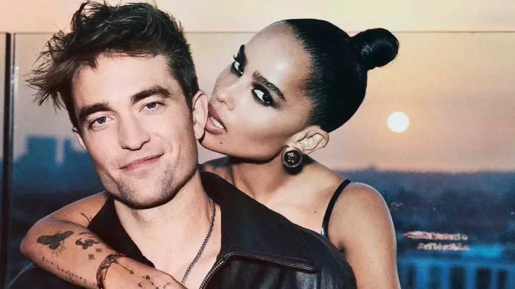 Zoë Kravitz y Robert Pattinson, en la portada de la revista Wonderland.