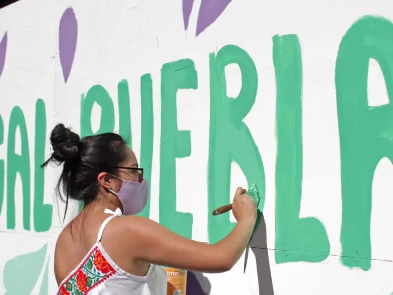 Mujeres en Puebla.