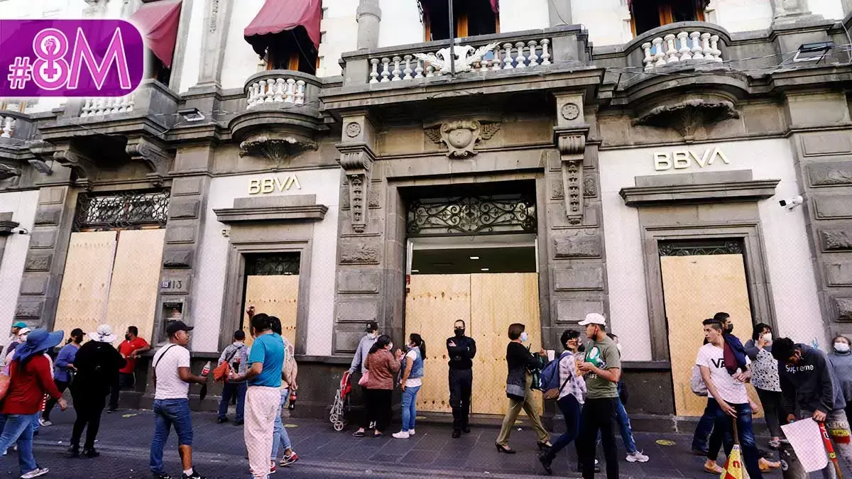 Negocio del Centro Histórico cerraron por la marcha del 8M