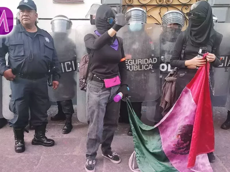 Feministas no intervienen el Congreso de Puebla