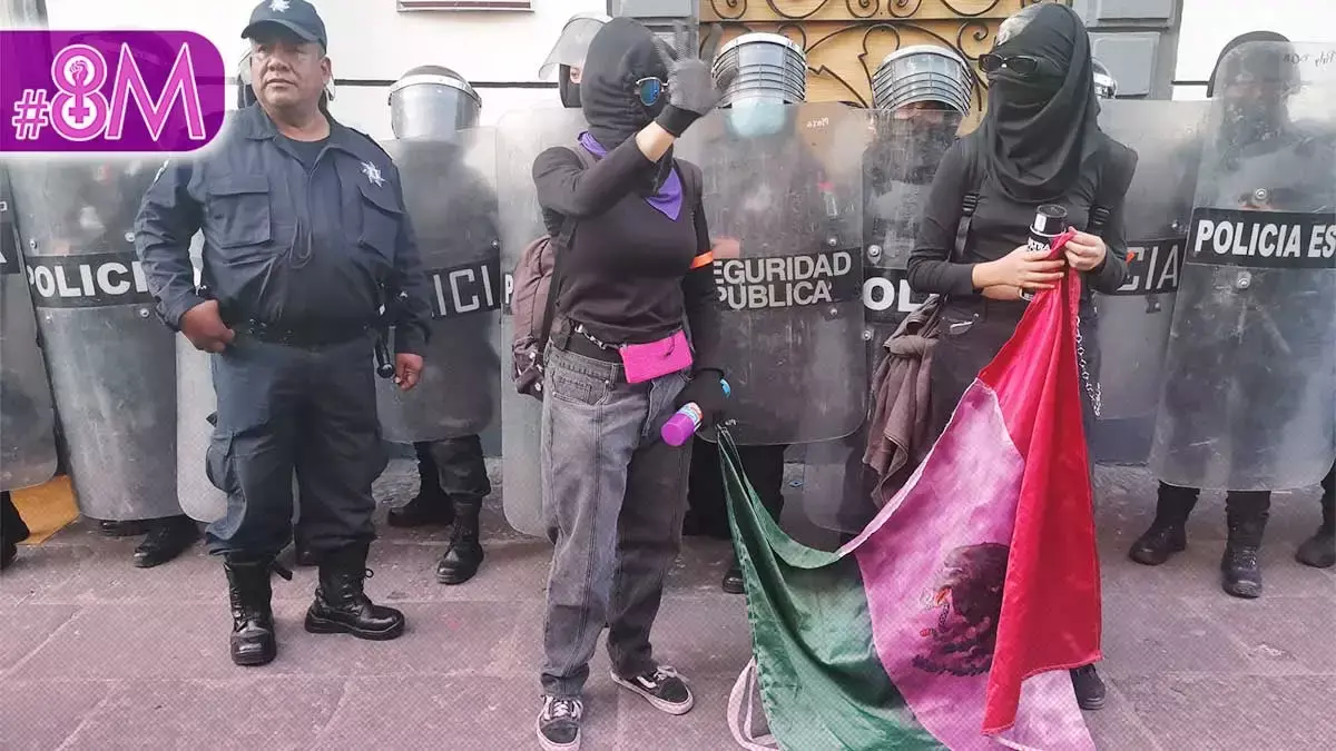 Feministas no intervienen el Congreso de Puebla
