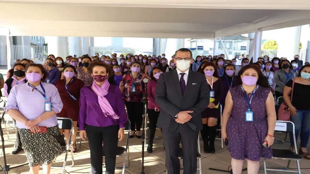 Poder Judicial de Puebla realiza talleres y actividades e conmoración al Día de la Mujer.