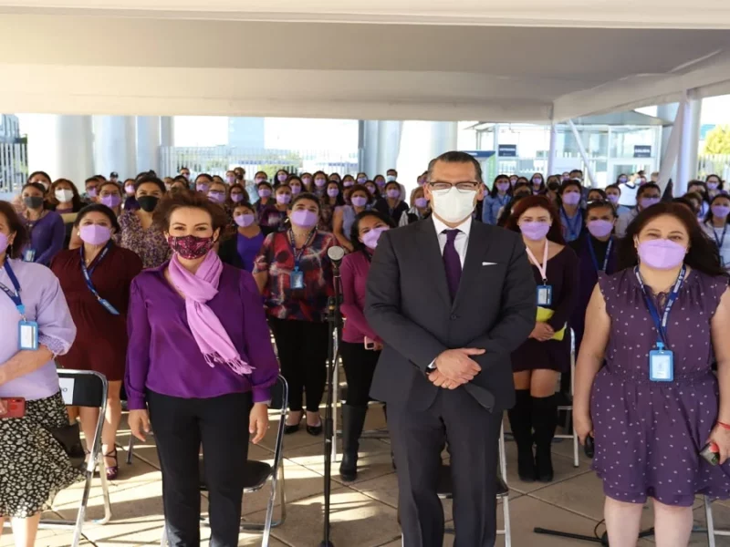 Poder Judicial de Puebla realiza talleres y actividades e conmoración al Día de la Mujer.
