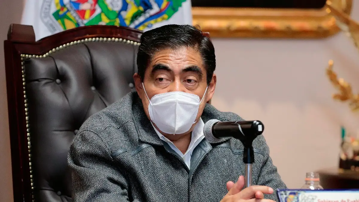 Miguel Barbosa, gobernador de Puebla.