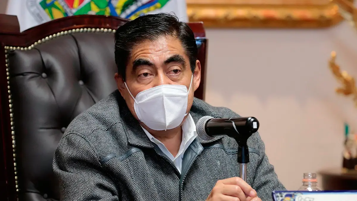 Miguel Barbosa, gobernador de Puebla.