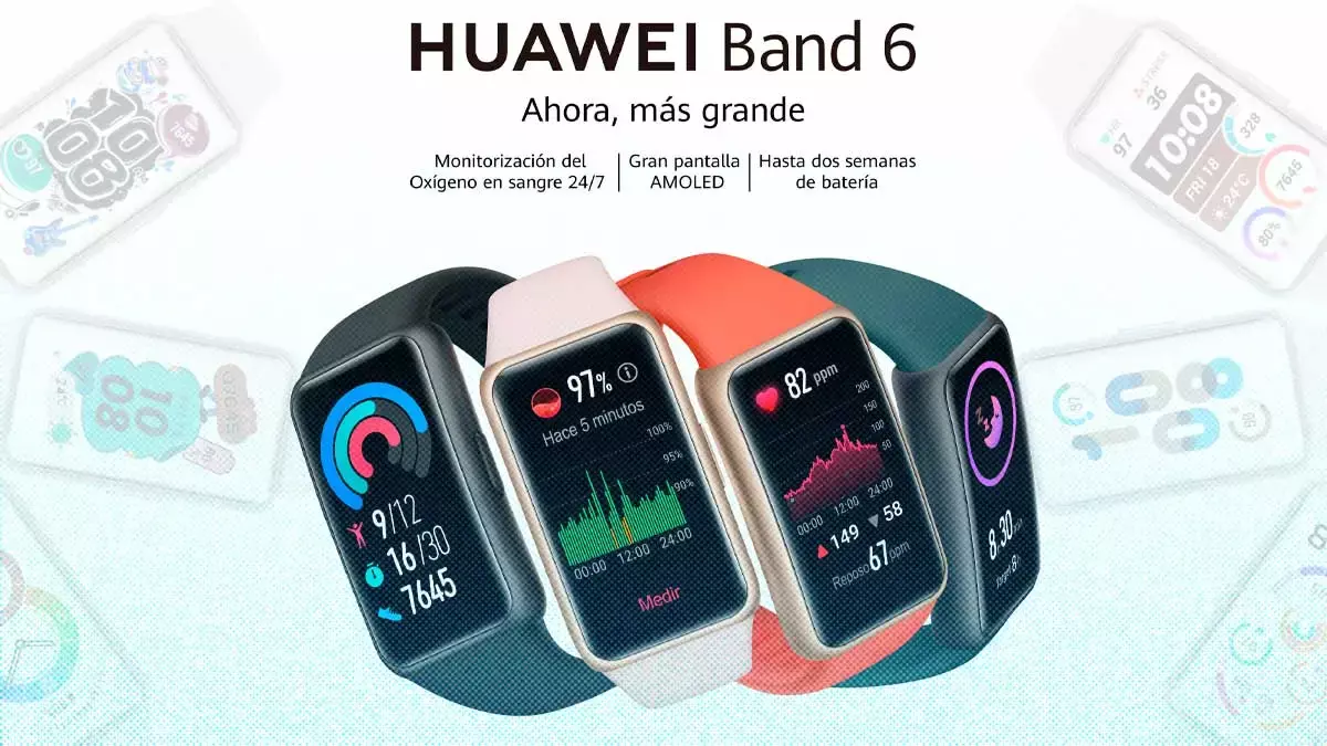 Obtiene en Amazon México un reloj Huawei band 6.