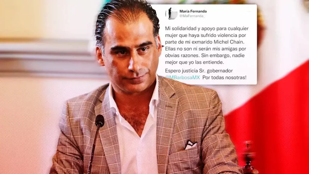 exesposa Michel Chaín se une a las víctimas de violencia en su contra
