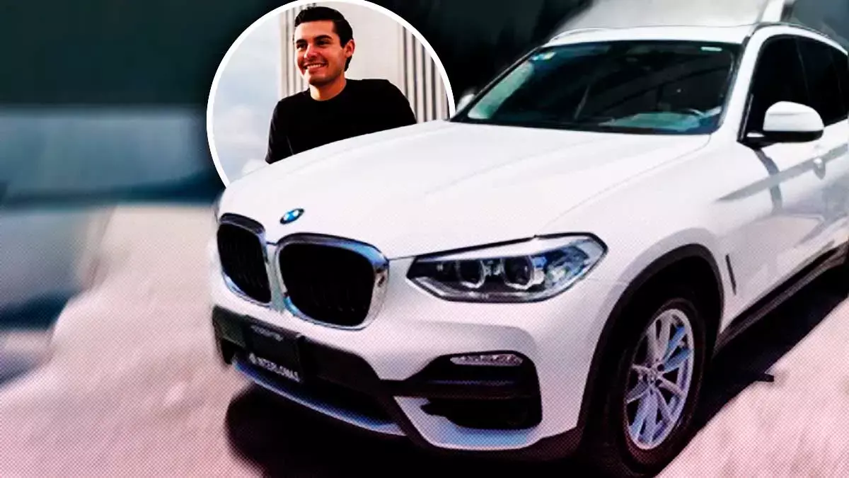 Santi Melo: el youtuber que chocó una camioneta BMW para quedarse con ella