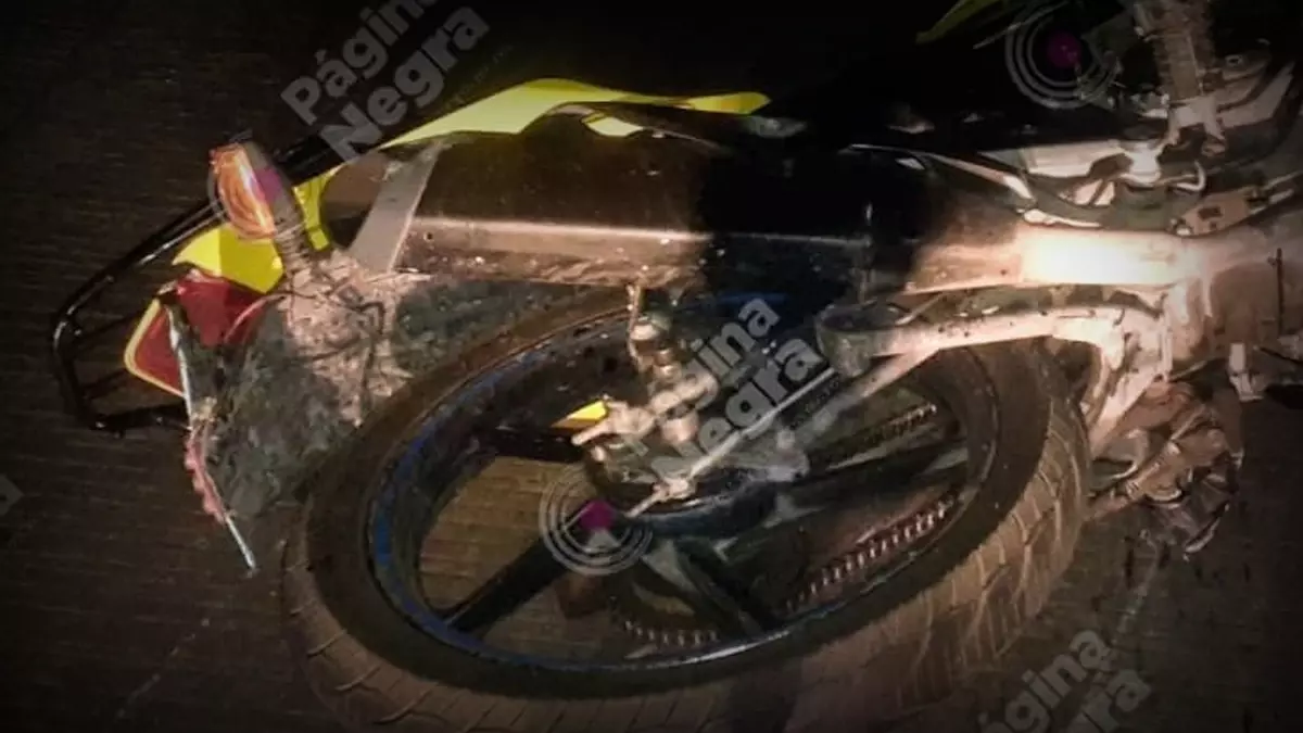 Reportan accidente de motociclista en el Periférico.