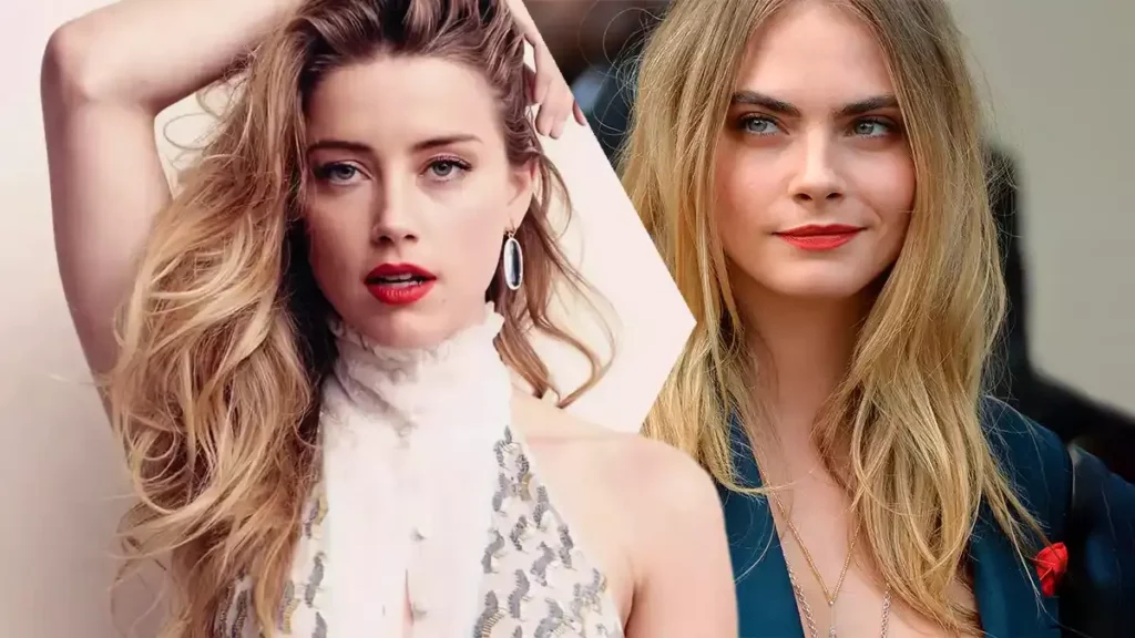 Se filtran las fotos de Amber Heard y Cara Delevigne besándose.