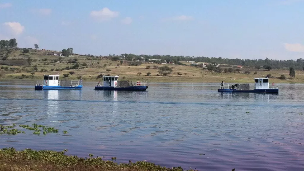 Barcos adquiridos para sanear Valsequillo se moverán a Chignahuapan.