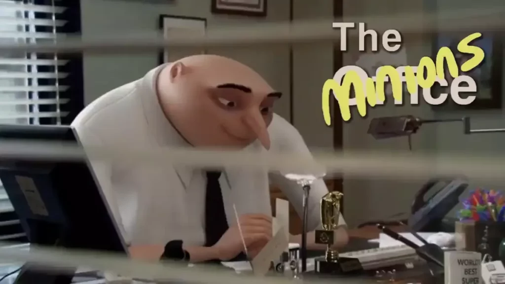 ¡Qué lindo crossover! Los Minions recrean el intro de “The Office”.