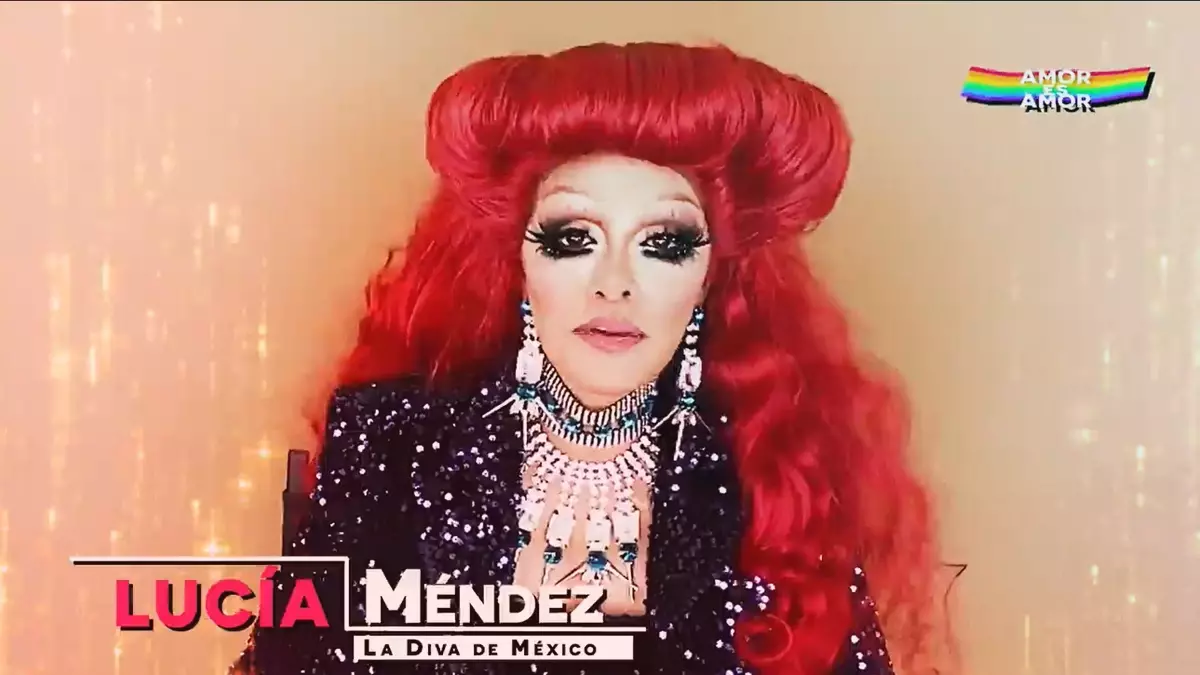 Lucía Méndez draga.