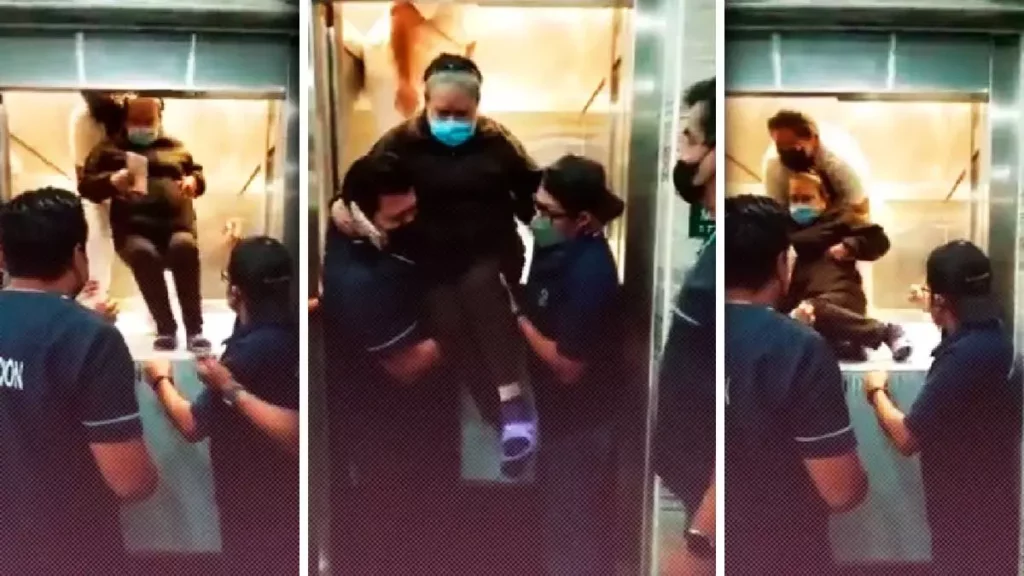 Ahora se atora elevador del IMSS La Margarita; rescatan a usuarios y enfermeras