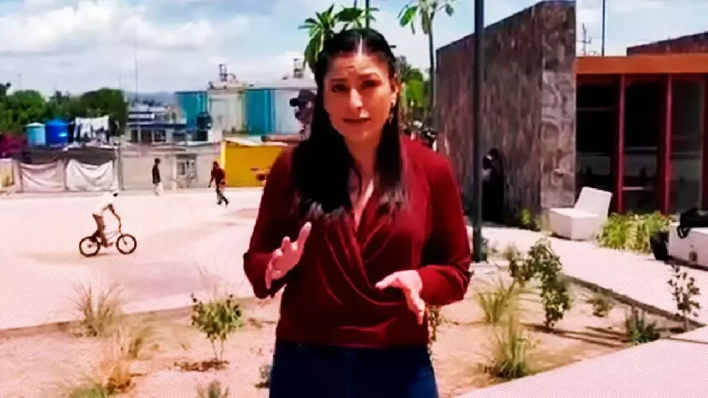Claudia Rivera presume el parque “La Carmela”; la intervención la hizo Barbosa