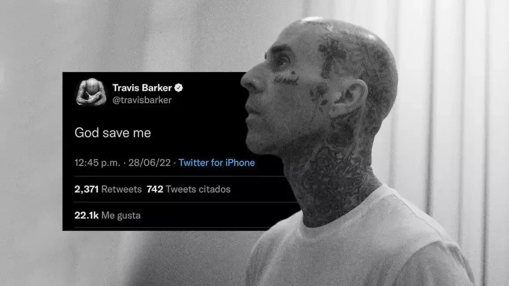 “God save me”, el tuit de Travis Barker al ser hospitalizado de emergencia.