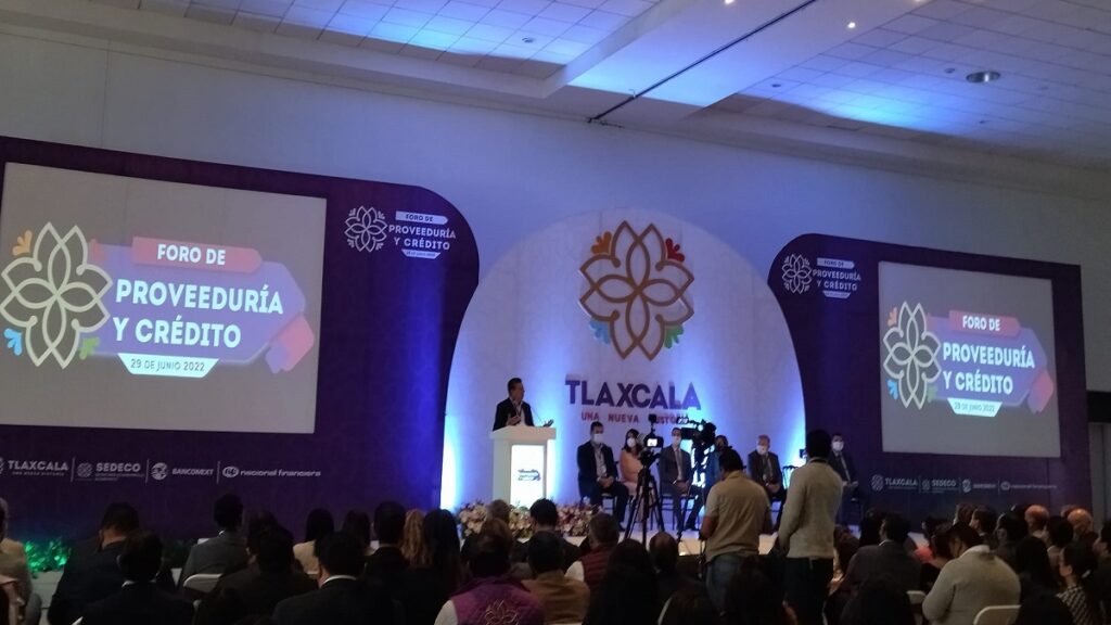 La Secretaría de Desarrollo Económico de Tlaxcala impulsa la compra local entre empresas a través del foro de proveeduría y crédito 2022