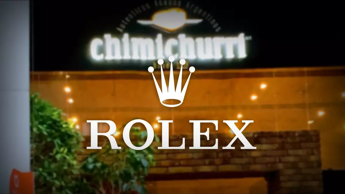 Roban un Rolex en el Restaruante Chimichurri de Lomas de Angelópolis.