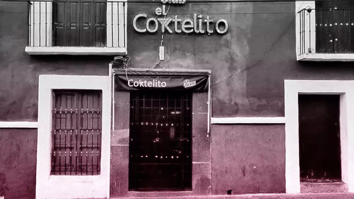 Bar El Coktelito ubicado en Puebla.