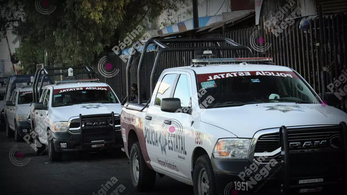 Autoridades estatales realizan operativo en La Cuchilla, en Puebla.