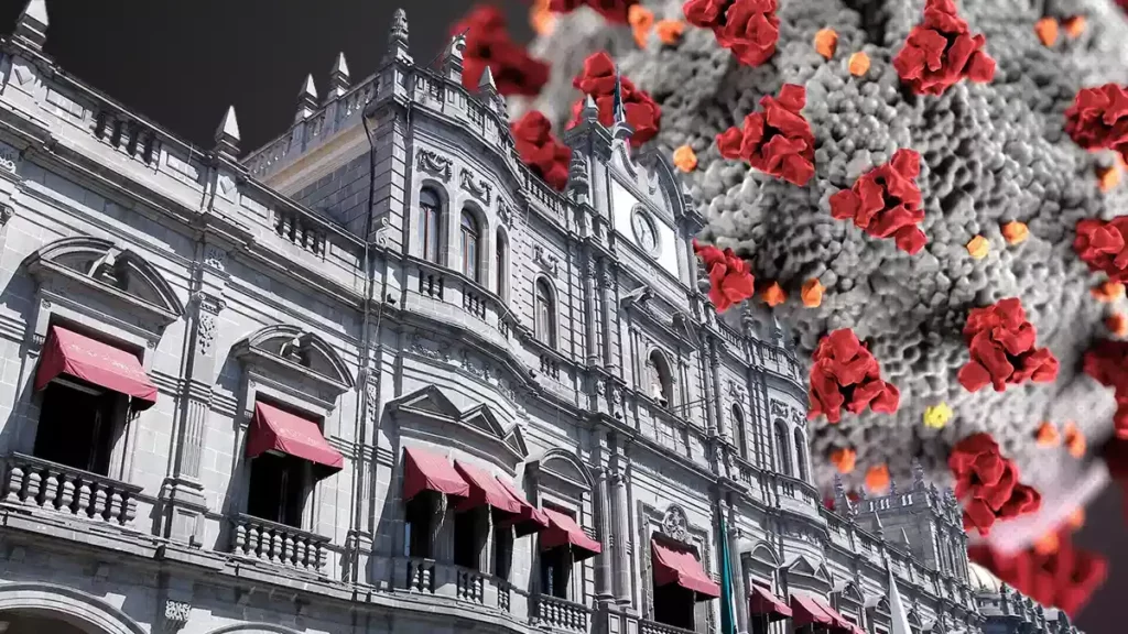Contagios de coronavirus en el Ayuntamiento de Puebla se duplicaron el fin de semana.
