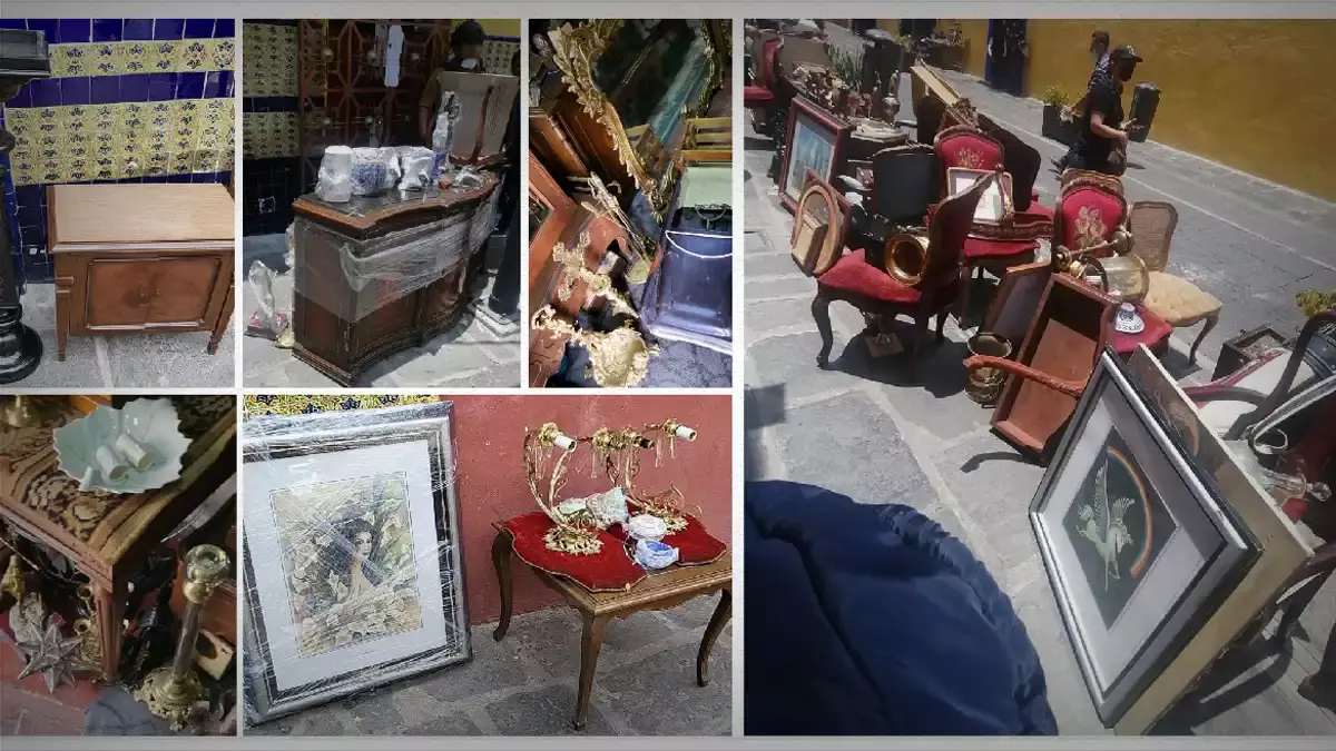 Antigüedades de los Sapos eran artículos robados de casas.