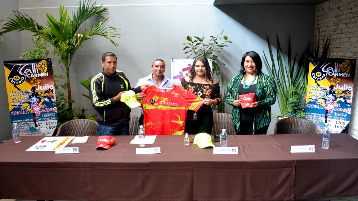 Gobierno municipal y comité de la carrera “calli el carmen” anuncian la 6ta edición