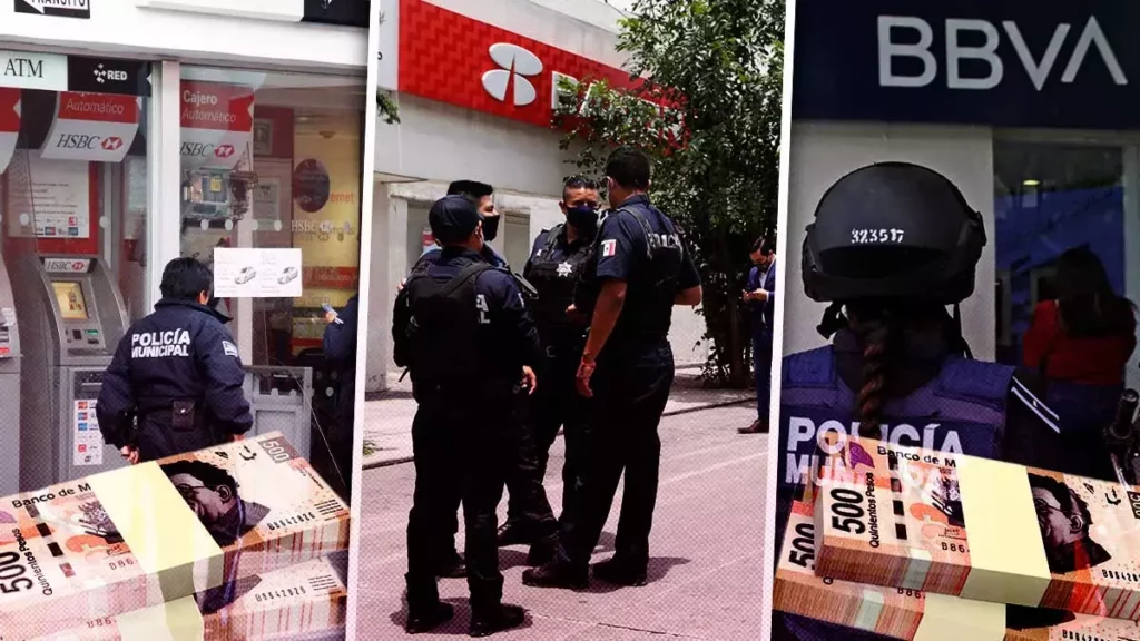 Robo a cuentahabientes en Puebla