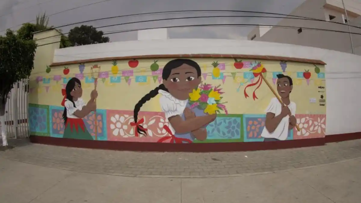 Inaugura Mundo Tlatehui murales del programa Rutas Mágicas de Color en Santa María Tonantzintla