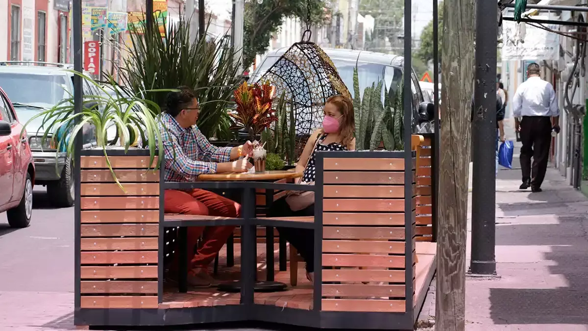 En septiembre, habrá nuevos parklets en el Centro Histórico de Puebla.
