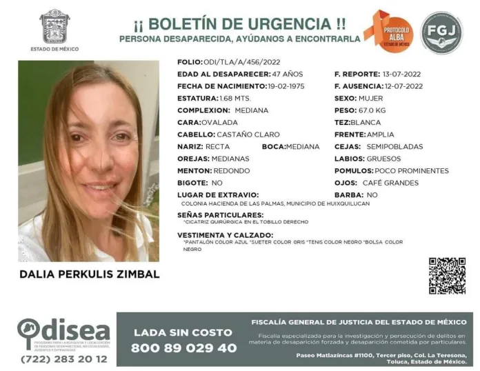 Ficha de localización. Foto: FGJ-Edomex
