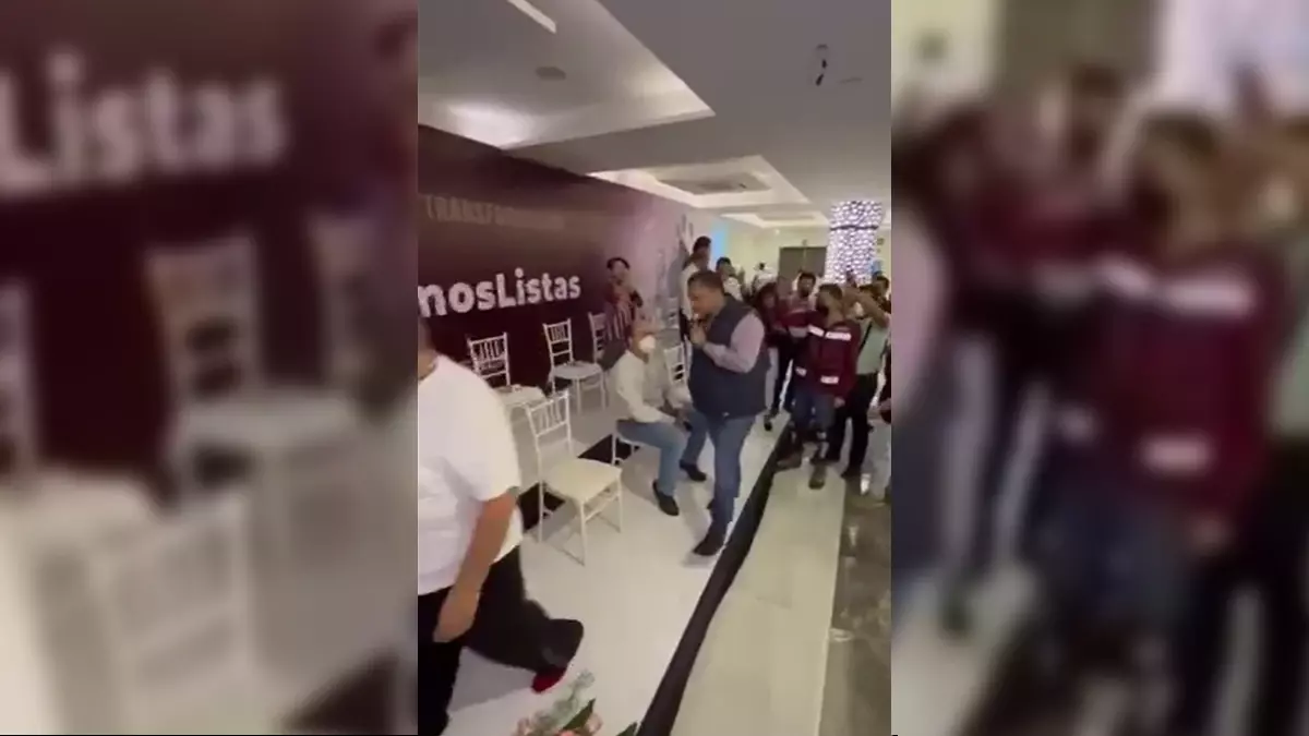 Morenistas corren a sus diputados locales de un evento: “¡Traidores a la patria!”, gritaron 