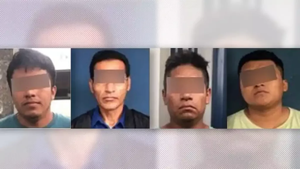 Policía Estatal rescata a 133 migrantes y detiene a 4 polleros en Amozoc.
