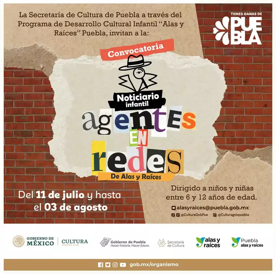 Convocan a niños a participar en el noticiario "Agentes en Redes".