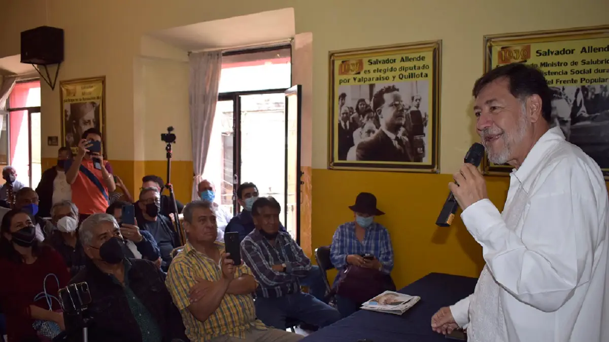 Noroña pide a morenistas poblanos dejar de enfrentarse con diputados por tarifazo al agua