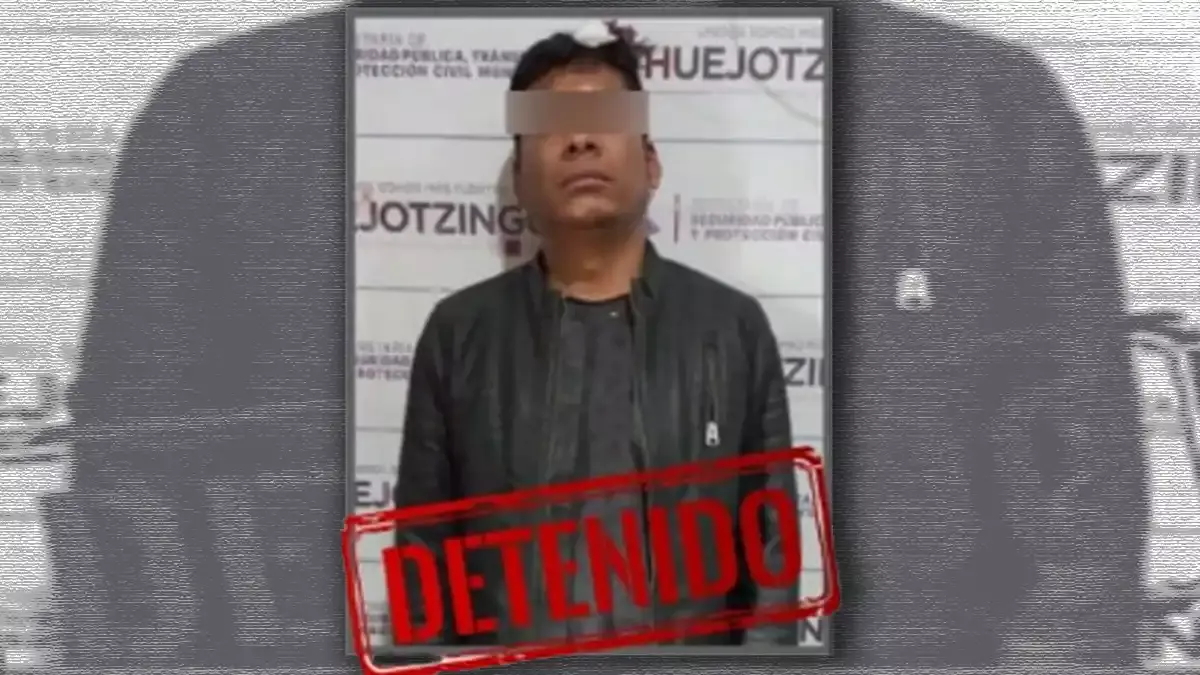 Detienen a Guillermo por violencia familiar en Huejotzingo.