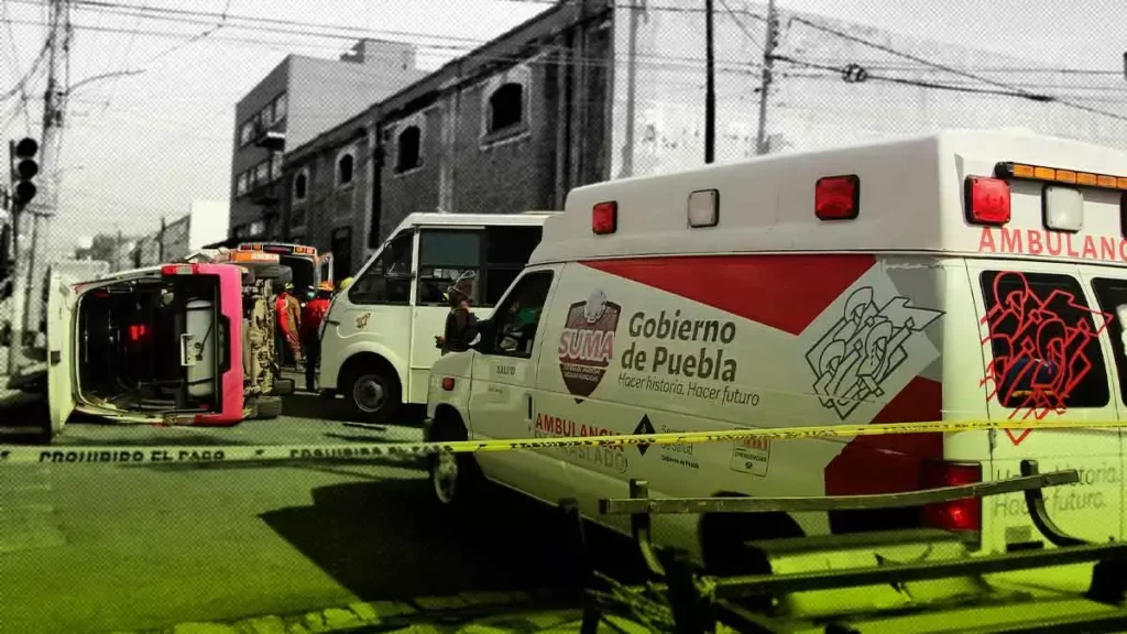 Van 188 accidentes de transporte público en el 2022 en Puebla