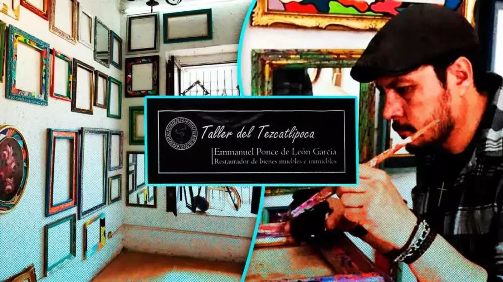 Colores, marcos y texturas alberga el Taller  poblano Tezcatlipoca, “Tú reflejas arte”